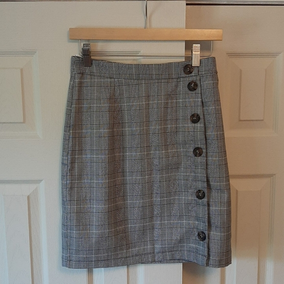 Plaid midi skirt - Picture 3 of 3